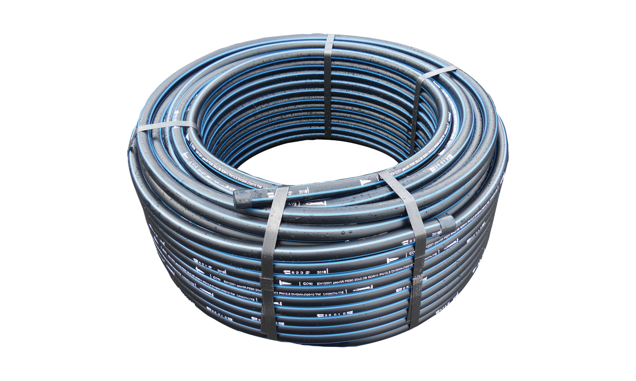 pe hd druckrohr fuer trinkwasser din pn hart