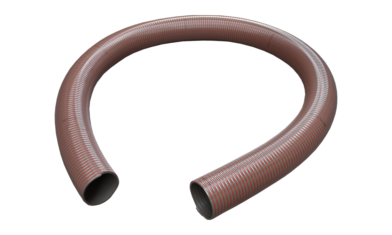 cobicrea hochflexibler pvc saug und druckschlauch grau rot guelleschlauch rolle