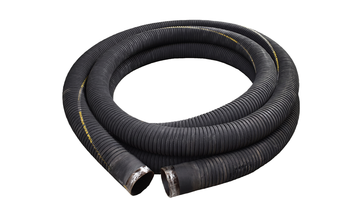cobisuperflex top spezial hochflexibler gummi spiral saug und foerderschlauch mit spiralfreien muffen fuer abrasive medien schwarz elektrisch leitfaehig abrieb ca