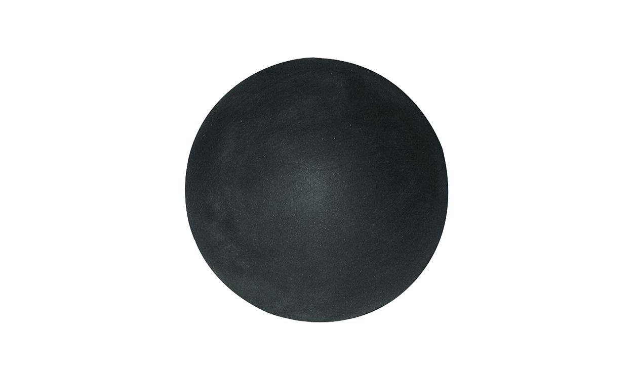 schwimmerkugel aus gummi schwarz